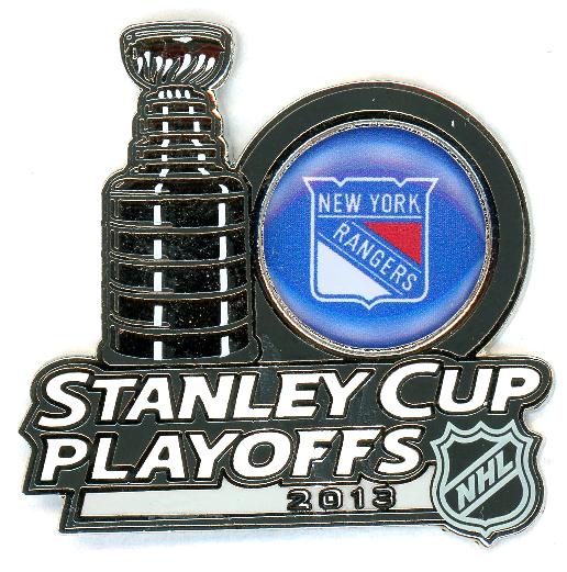 NY Rangers 2013 Stanley Cup Playoffs pin