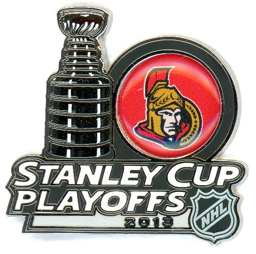 Senators 2013 Stanley Cup Playoffs pin