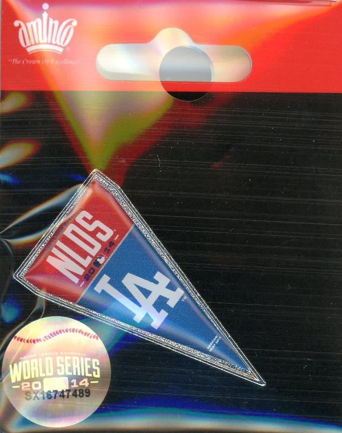 Dodgers 2014 NLDS Pennant pin