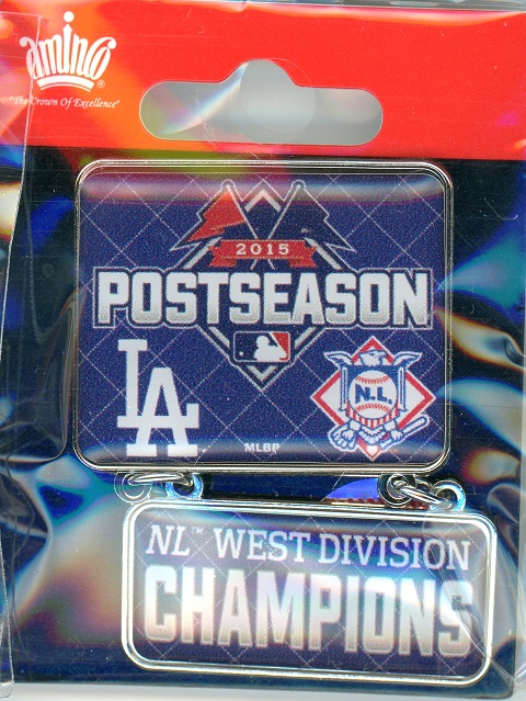 Dodgers 2015 Division Champs Dangle pin