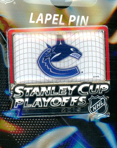 2015 Vancouver Canucks NHL Playoffs pin