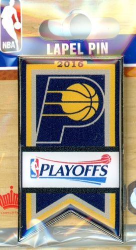 2016 Pacers NBA Playoffs Banner pin
