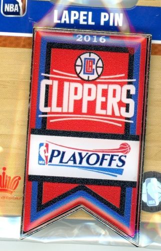 2016 Clippers NBA Playoffs Banner pin