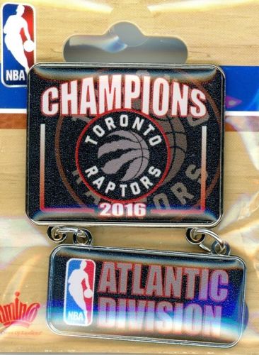 2016 Raptors Division Champs Dangler pin