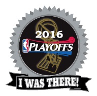2016 NBA Playoffs "I Was There!" pin