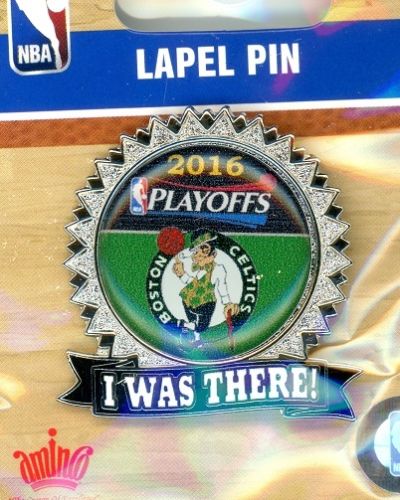 2016 Celtics NBA Playoffs "I Was There" pin