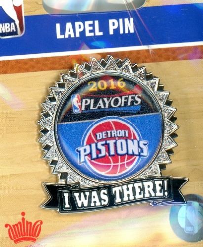 2016 Pistons NBA Playoffs "I Was There" pin