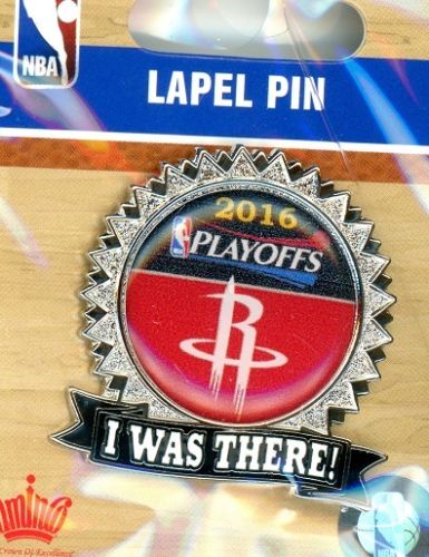 2016 Rockets NBA Playoffs "I Was There" pin