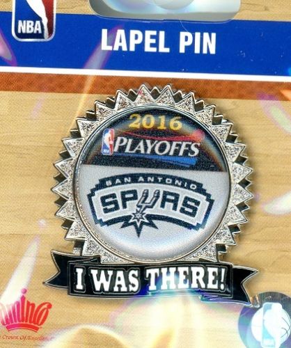 2016 Spurs NBA Playoffs "I Was There" pin