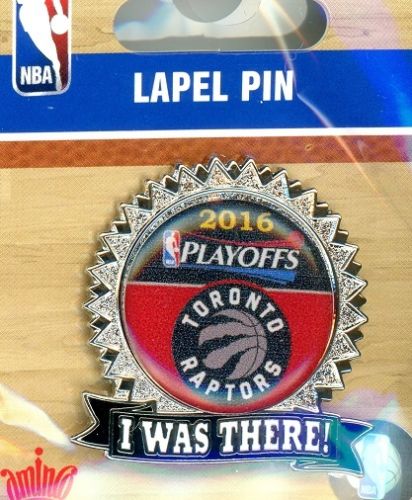 2016 Raptors NBA Playoffs \"I Was There\" pin