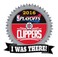 2016 Clippers NBA Playoffs "I Was There" pin