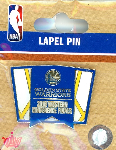 Warriors 2016 Western Conference Finals pin