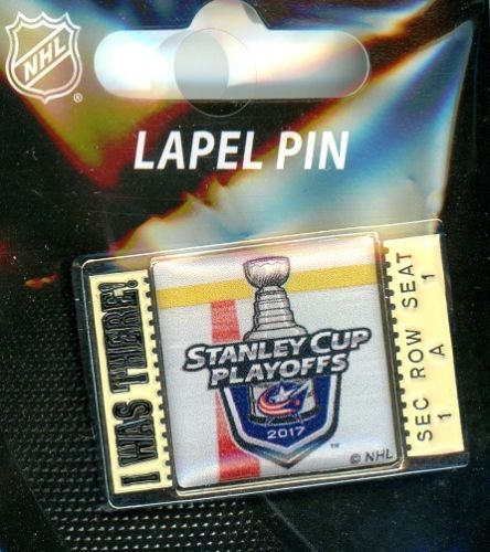 2017 Blue Jackets NHL Playoffs \"I Was There!\" pin