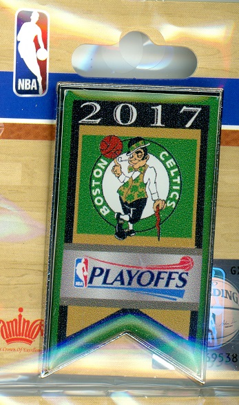 2017 Celtics NBA Playoffs Banner pin
