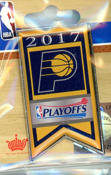 2017 Pacers NBA Playoffs Banner pin