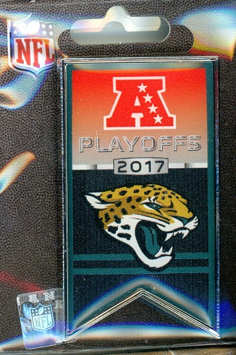 Jaguars 2017 NFL Playoff Banner pin