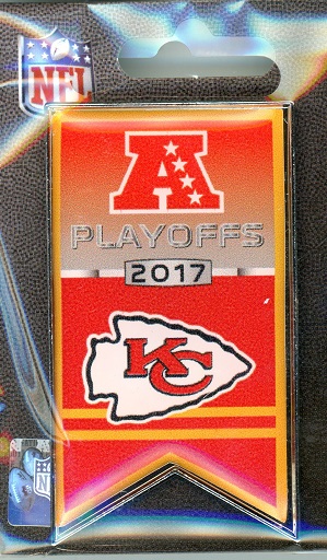 Chiefs 2017 NFL Playoff Banner pin