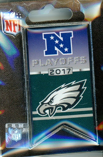 Eagles 2017 NFL Playoff Banner pin
