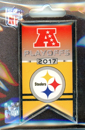Steelers 2017 NFL Playoffs Banner pin
