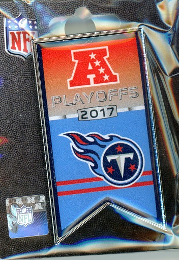 Titans 2017 NFL Playoff Banner pin