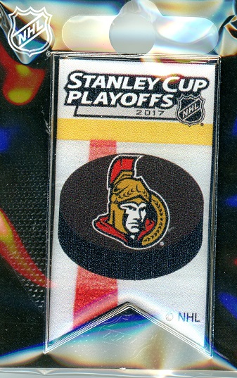 2017 Senators NHL Playoffs Banner pin