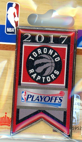 2017 Raptors NBA Playoffs Banner pin