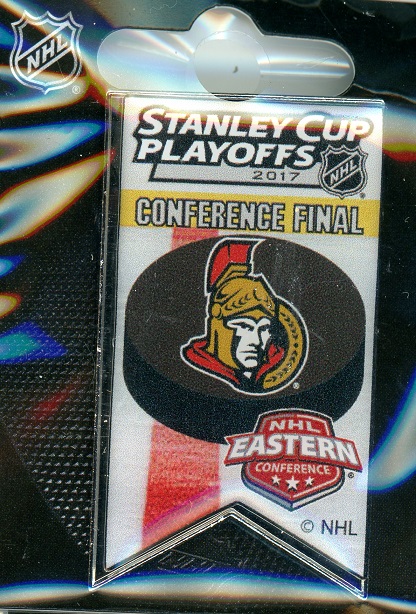2017 Senators NHL Conference Finals Banner pin