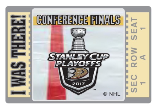 2017 Ducks NHL Conference Finals "I Was There" pin