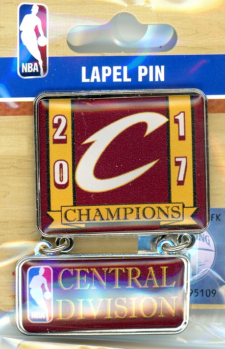 2017 Cavaliers Division Champs Dangler pin