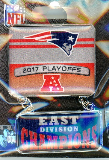Patriots 2017 Division Champs Dangle pin