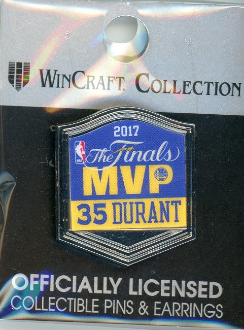 Kevin Durant 2017 NBA Finals MVP pin