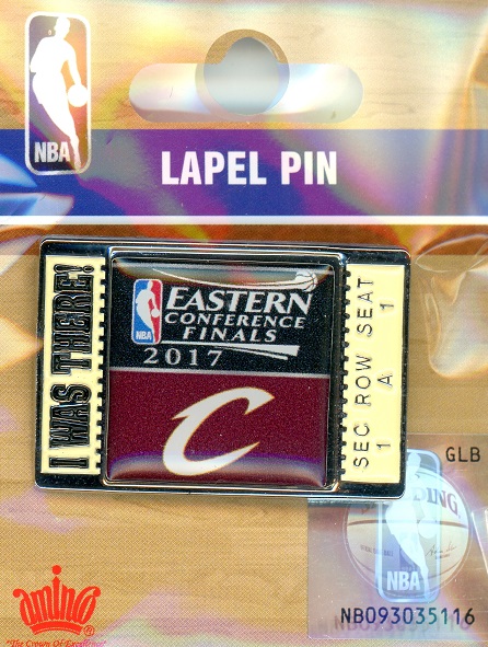 2017 Cavaliers Eastern Conference Finals \"I Was There!\" Ticket pin
