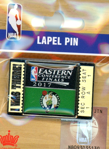 2017 Celtics Eastern Conference Finals "I Was There!" Ticket pin
