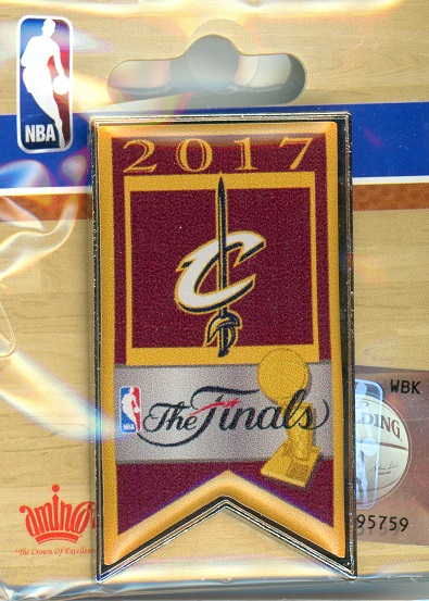2017 Cavaliers NBA Finals Banner pin