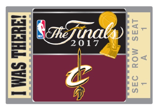 2017 Cavaliers NBA Finals \"I Was There!\" pin