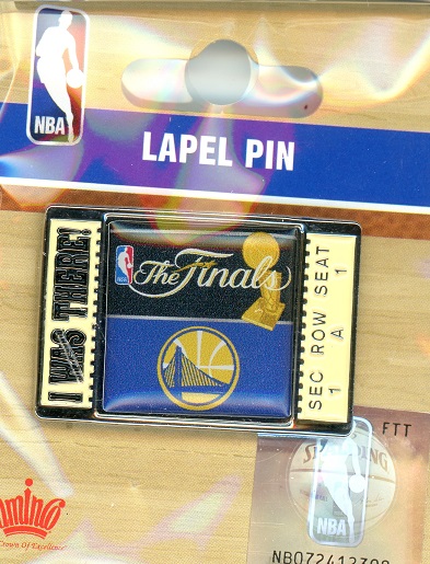 2017 Warriors NBA Finals "I Was There!" pin