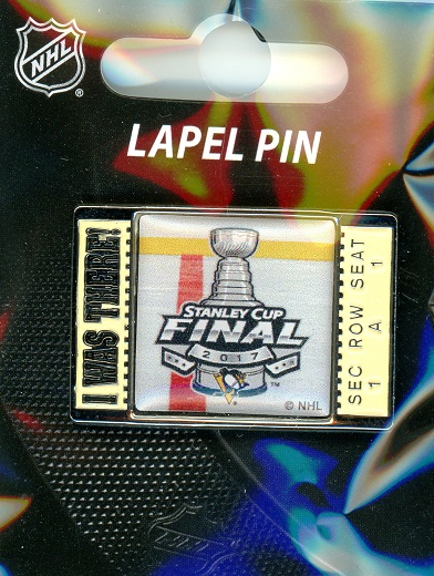 2017 Penguins Stanley Cup Finals "I Was There" pin