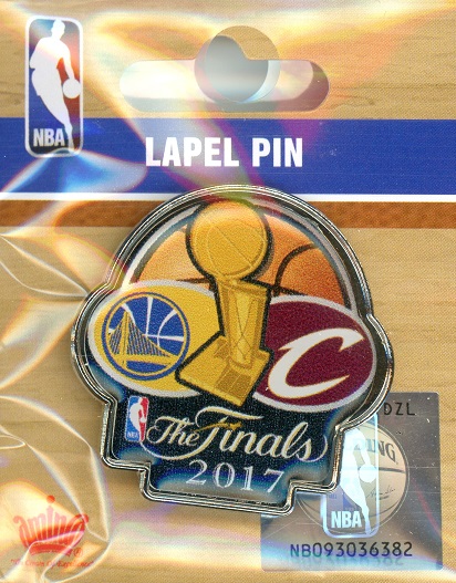 2017 Warriors vs Cavaliers NBA Finals pin