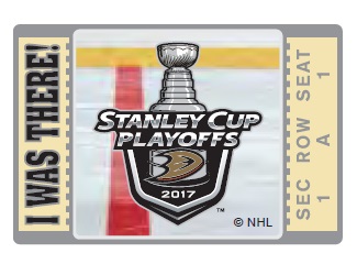 2017 Ducks NHL Playoffs "I Was There!" pin