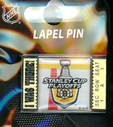 2017 Bruins NHL Playoffs "I Was There!" pin