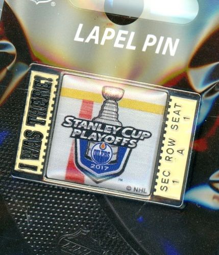 2017 Oilers NHL Playoffs "I Was There!" pin