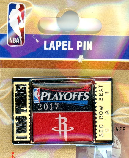 2017 Rockets NBA Playoffs "I Was There!" pin
