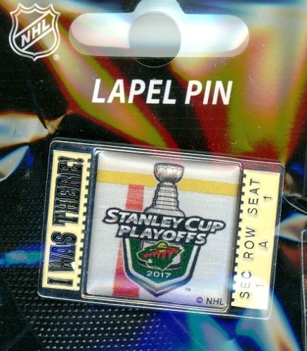 2017 Wild NHL Playoffs \"I Was There!\" pin