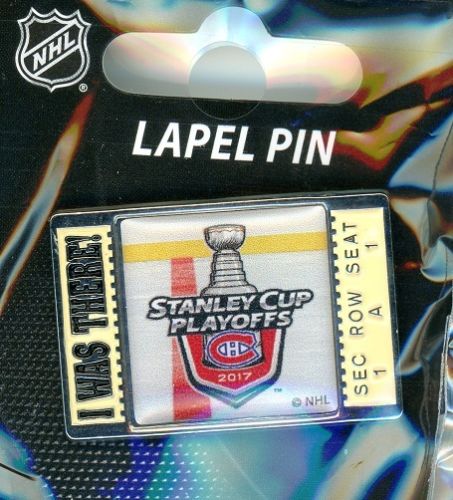 2017 Canadiens NHL Playoffs "I Was There!" pin