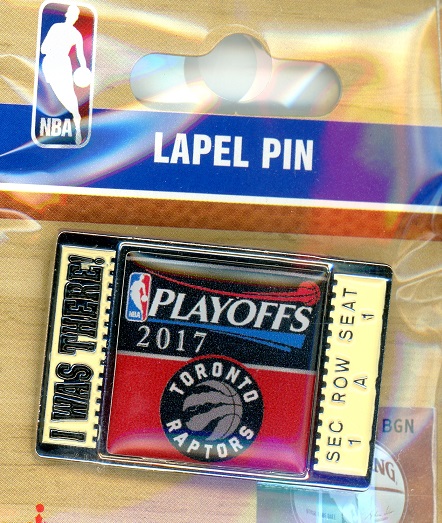 2017 Raptors NBA Playoffs "I Was There!" pin