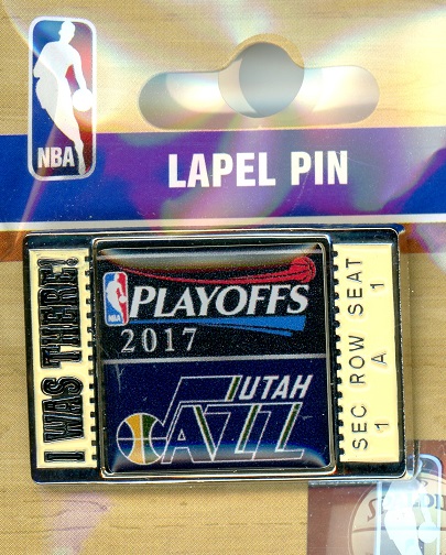 2017 Jazz NBA Playoffs "I Was There!" pin