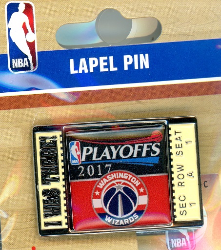 2017 Wizards NBA Playoffs "I Was There!" pin