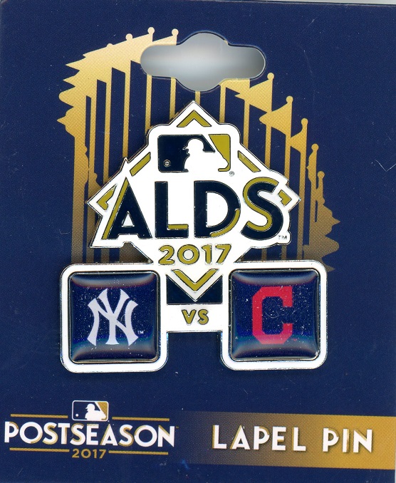 2017 Yankees vs Indians ALDS pin