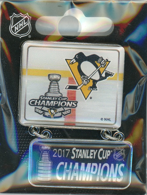 2017 Penguins Stanley Cup Champs Dangler pin