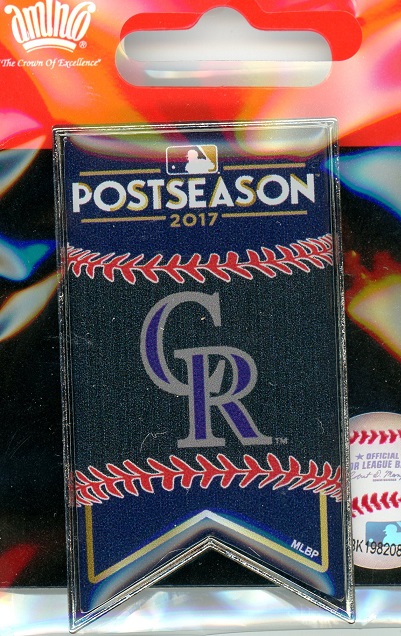 2017 Rockies Postseason Banner pin 2017 Rockies Postseason Banner pin